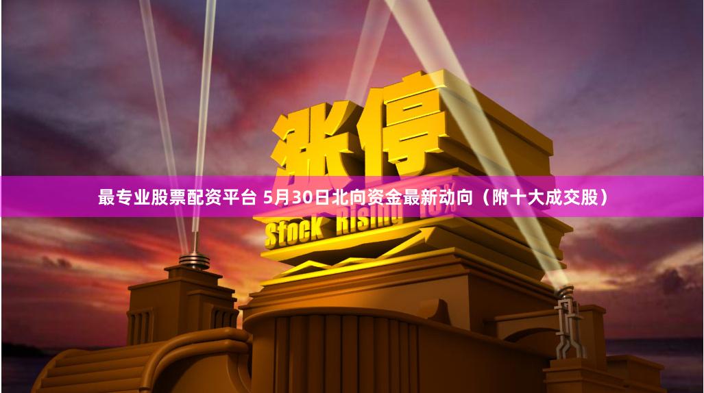 最专业股票配资平台 5月30日北向资金最新动向（附十大成交股）