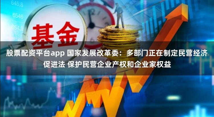 股票配资平台app 国家发展改革委：多部门正在制定民营经济促进法 保护民营企业产权和企业家权益