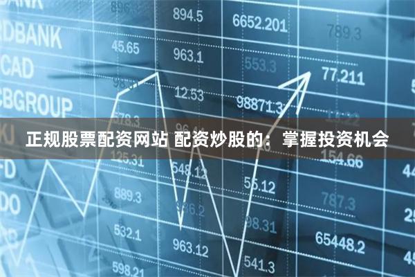 正规股票配资网站 配资炒股的：掌握投资机会